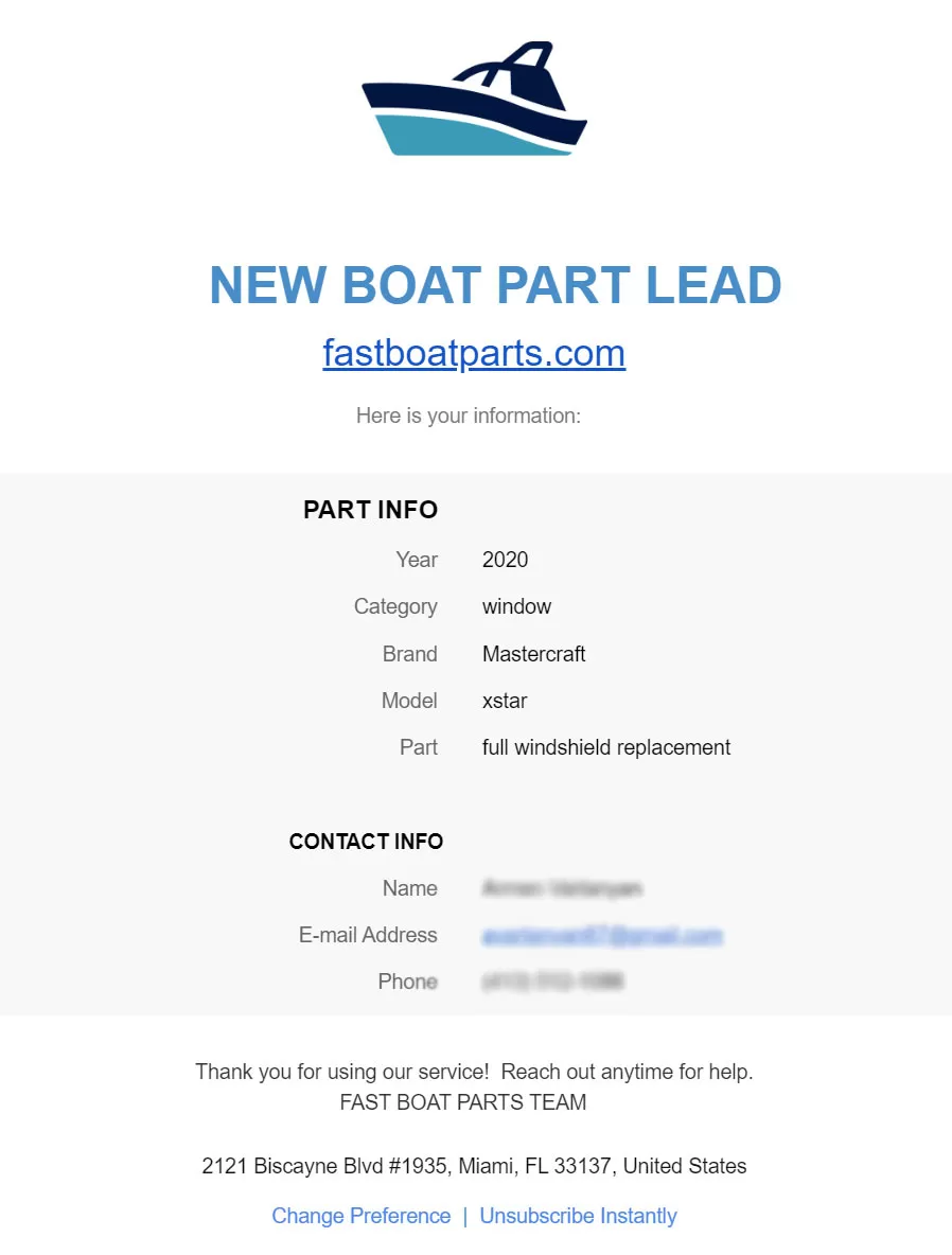 lead sample jpg Join Fast Boat Parts Network