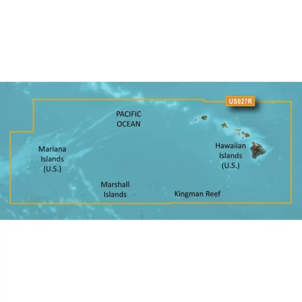 Garmin BlueChart g3 HD - HXUS027R - Hawaiian Islands - Mariana Islands - microSD-SD