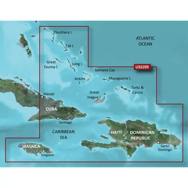 Garmin BlueChart g3 HD - HXUS029R - Southern Bahamas - microSD-SD