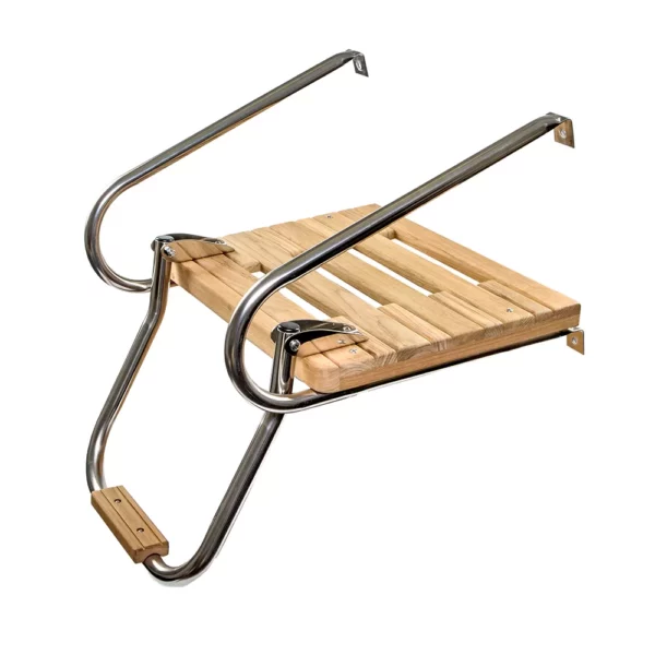 Whitecap Teak Swim Platform w-Ladder f-Inboard-Outboard Motors - Image 2