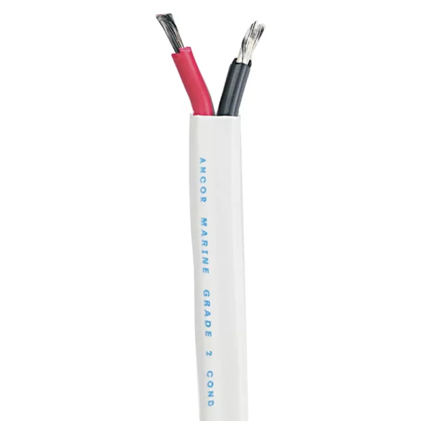 Ancor Standard Duplex Cable - Flat 10-2 AWG - 2 x 5mm Red-Black - 400'