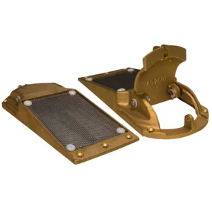 GROCO Perforated Hull Strainer w-Access Door 1-1-4" Max Thru-Hull