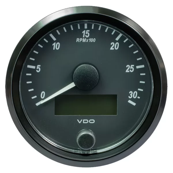 VDO SingleViu 80mm (3-1-8") Tachometer - 3000 RPM