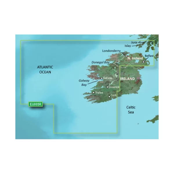 Garmin BlueChart g3 HD - HEU005R - Ireland, West Coast - microSD-SD