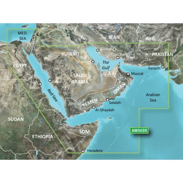 Garmin BlueChart g3 HD - HAW005R - The Gulf -SD