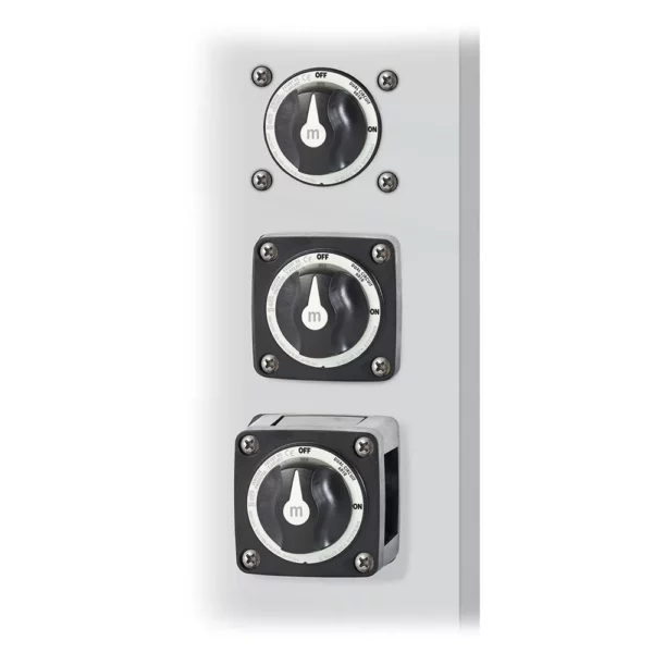 Blue Sea 6010200 Battery Switch Dual Circuit - Black - Image 2