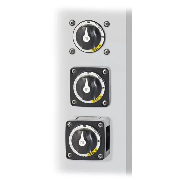 Blue Sea 6011200 m-Series Battery Switch Dual Circuit Plus - Black - Image 3