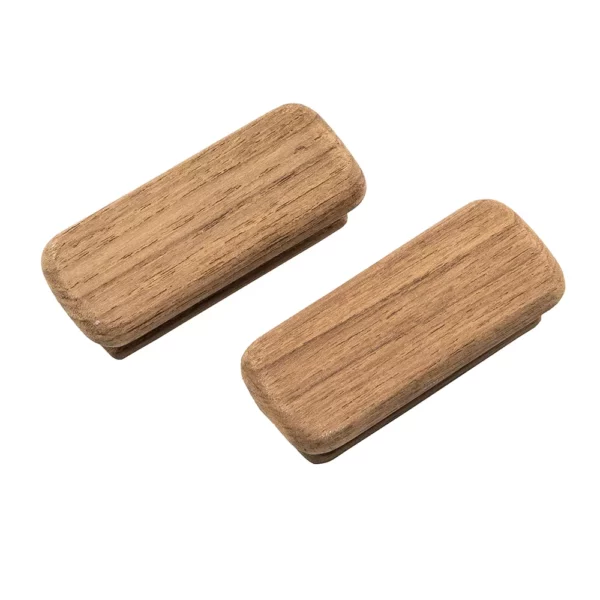 Whitecap Teak Rectangular Drawer Knob - 2-3-4"L - 2 Pack