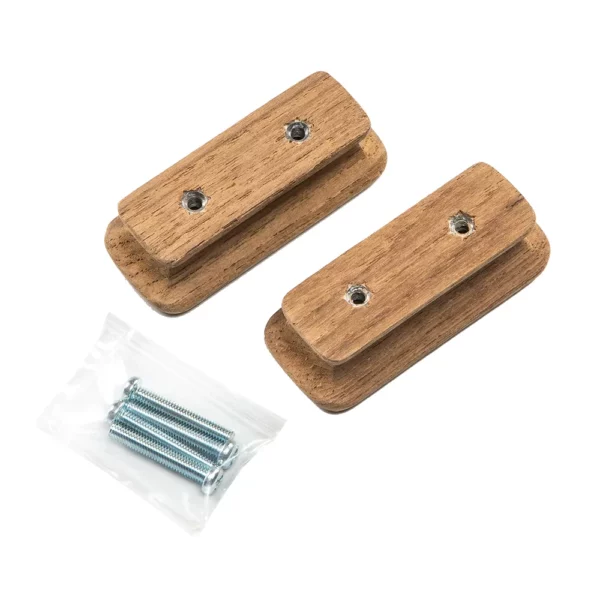 Whitecap Teak Rectangular Drawer Knob - 2-3-4"L - 2 Pack - Image 3