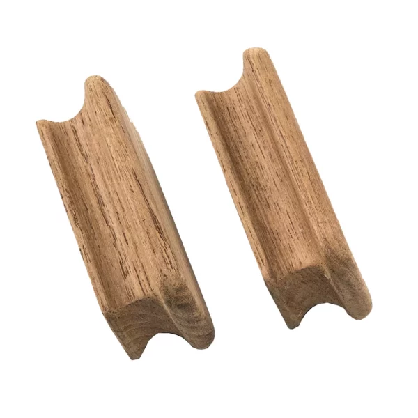 Whitecap Teak Rectangular Drawer Knob - 2-3-4"L - 2 Pack - Image 4