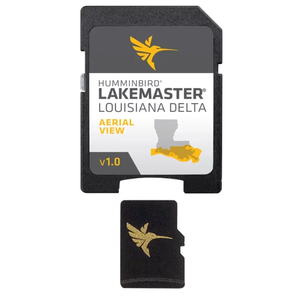 CW62442 jpg Humminbird LakeMaster Aerial Satellite View - Louisiana Delta