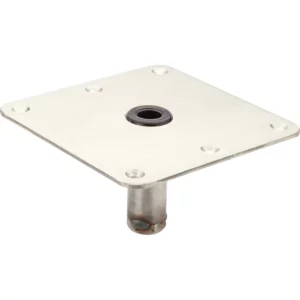 Attwood SWIVL-EZE 7x7 Lock'N-Pin Zinc Plated Steel 3-4" Pin Base