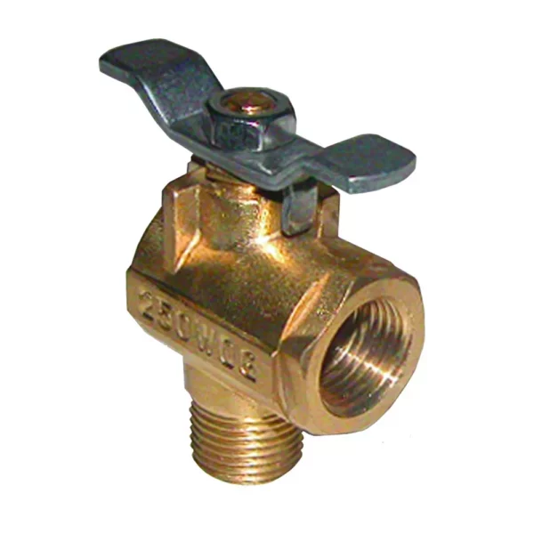 GROCO 1-2" NPT 90 Bronze Fuel Valve