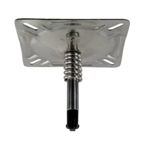 Springfield KingPin 7" x 7" Seat Mount w-Spring - Polished
