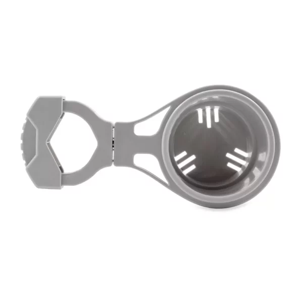 Camco Clamp-On Rail Mounted Cup Holder - Small for Up to 1-1-4" Rail - Grey - Image 3