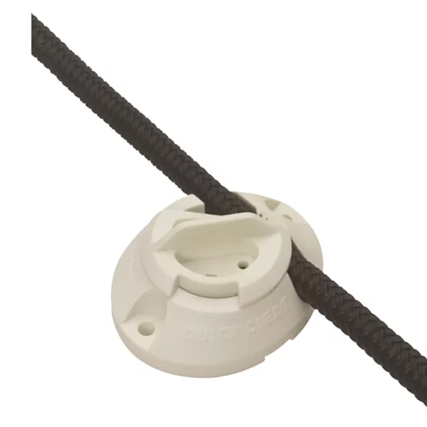 Barton Marine Quick Cleat - 5-16" - White