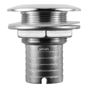 Attwood Stainless Steel Thru-Hull Short Straight Barbed - 1-1-2" Inner Diameter