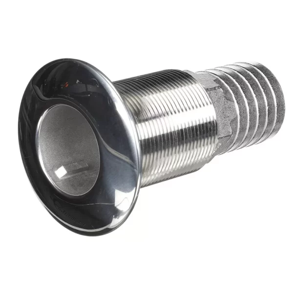 Attwood Stainless Steel Thru-Hull Standard Straight Barbed - 1-1-2" Inner Diameter