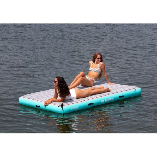 Solstice Watersports 8' x 5' Luxe Dock w-Traction Pad & Ladder - Image 2