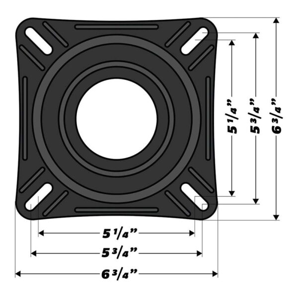 Wise 7" Swivel w-Quick Release Bracket - Image 4