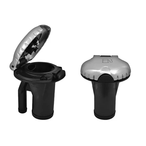Attwood Deck Fill f-Pressure Relief Systems - Straight Body & Scalloped Stainless Steel Cap