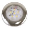 Scandvik B3 Downlight Surface Mount - Cool White - SS Trim - IP67 - 12-24V