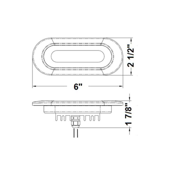 Scandvik Flush Mount Spreader Light - 10-30V - White - Image 2