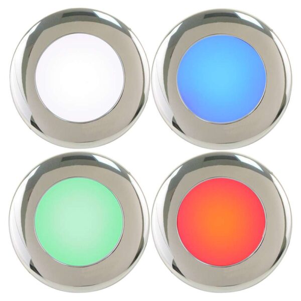 Scandvik A2.5 4 Color Downlight w-SS Trim - 8-30V - Image 3