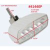 Scandvik Bracket Mount LED Spreader Light - White - Image 2