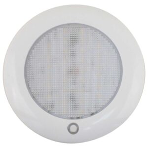 Scandvik Slim 5" Dome Light - Warm White-Red - 10-30V