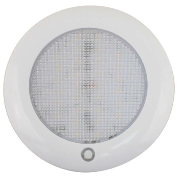 Scandvik Slim 5" Dome Light - Warm White-Red - 10-30V