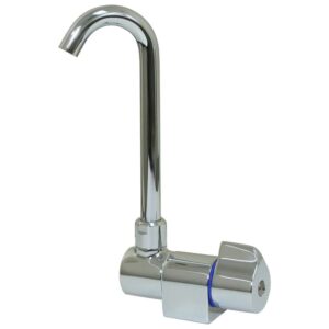 Scandvik Ceramic Family Tap w-Folding Spout - Chrome Finish