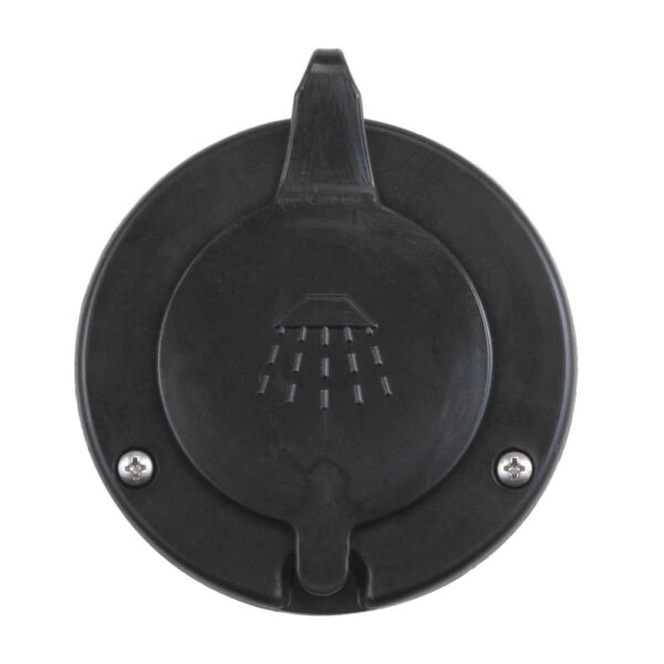 Scandvik Black Cap & Container f-Scandvik Recessed Shower