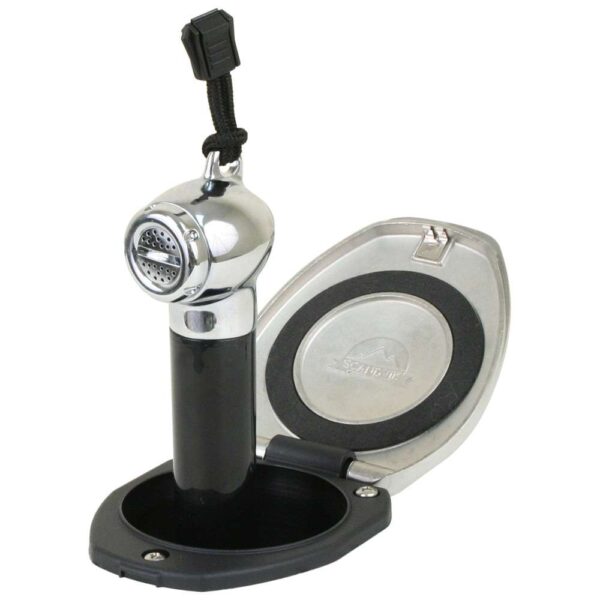 Scandvik Black & SS Recessed Transom Shower Handle-Hose - Vertical-Horizontal Mount - 6' Hose