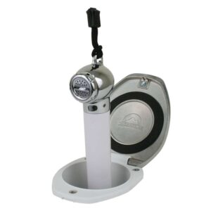 Scandvik White & SS Recessed Transom Shower Handle-Hose - Vertical-Horizontal Mount - 6' Hose