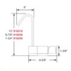Scandvik Geometric Style Fold Down Mixer - 7.75" Height - Image 2