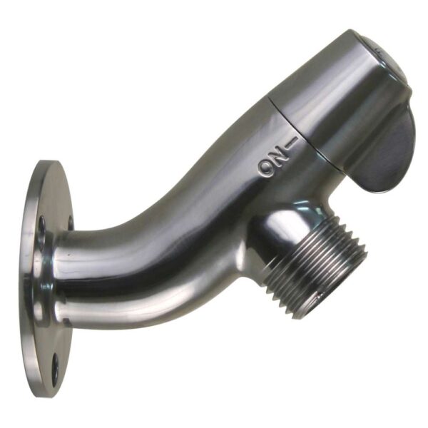 Scandvik Ceramic Angled Washdown Valve - SS Spigot - Image 2