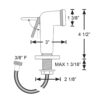 Scandvik Straight Handle Pull Out Sprayer - White w-6' Hose - Image 2