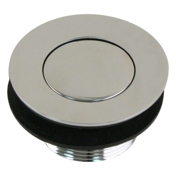 Scandvik Sink Drain w-Flip Stopper - Chrome Plated Brass - Image 2