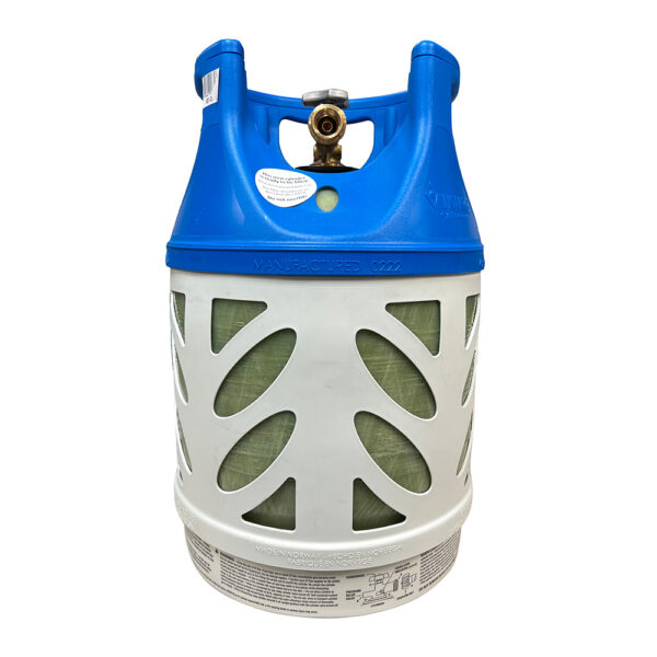 Viking Cylinders 17lb Vertical Fiberglass Composite LPG Cylinder w-Type 1 Valve - OPD, DOT, TC Approved