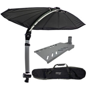TACO ShadeFin Mini w-Black Fabric - Bag & Swivel Seat Mount Kit