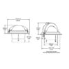 Ritchie F-82 Voyager Compass - Flush Mount - Black - Image 2