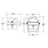Ritchie B-51W Explorer Compass - Bracket Mount - White - Image 2