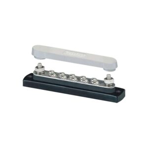 Blue Sea 2300 150AMP Common BusBar 10 x #8-32 Screw Terminal w-Cover