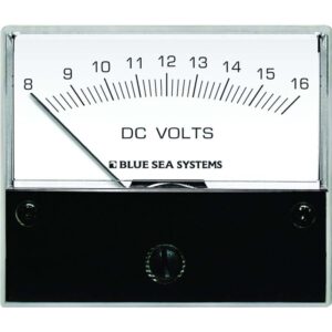 Blue Sea 8003 DC Analog Voltmeter - 2-3-4" Face, 8-16 Volts DC