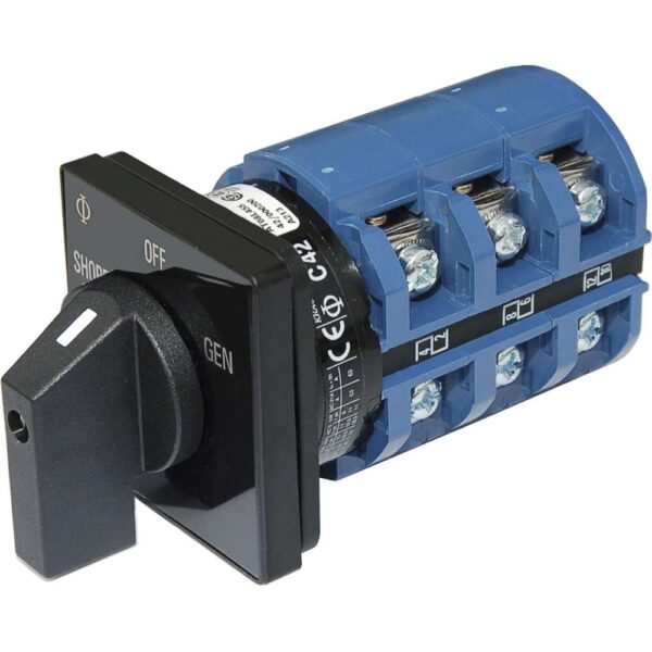Blue Sea 9019 Switch, AC 240VAC 63A OFF +2 Positions - Image 2