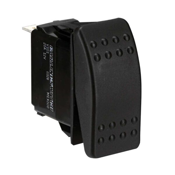 Paneltronics Switch SPST Black On-On Rocker