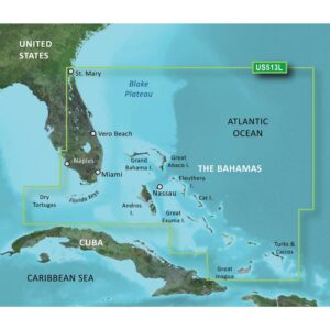 Garmin BlueChart g3 Vision HD - VUS513L - Jacksonville - Bahamas - microSD-SD