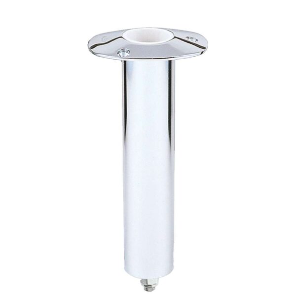 Lee's 0 Stainless Steel Swivel Base Flush Mount Rod Holder - Extra Long Tube 2.25" OD X 14.5" Tube