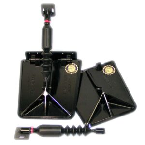 Nauticus SX9510-30 Smart Tab SX Trim Tabs f-13-15 Boat w-30 - 40HP - Black